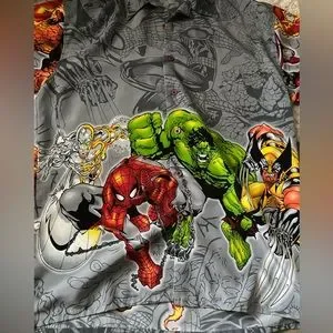 Marvel | Shirts | Vintage Marvel Button Up | Poshmark